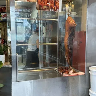 a man preparing food