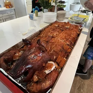 Large suckling pig