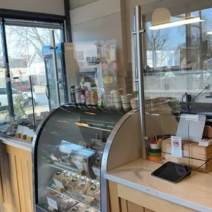 Pastry Case near the front register