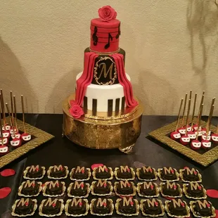 Phantom of the Opera dessert table