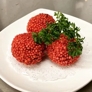 新推介！百花荔枝蝦丸
New item! lycheeshrimpballs