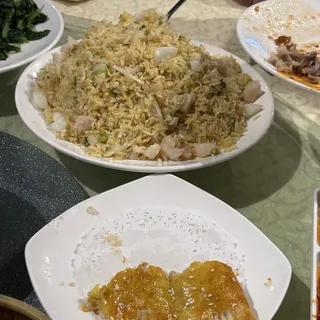 Minced Seafood Fried Rice