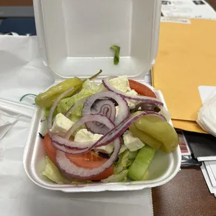 1/2 order of Greek Salad