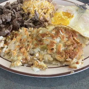 Carne Asada and Eggs Breakfast