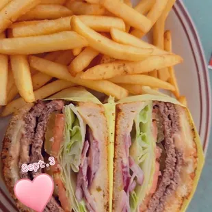1/2 lb. Double Burger