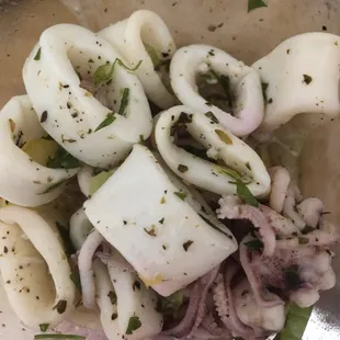 Calamari salad