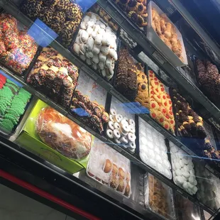 a variety of baked goods