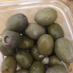 Green Queen Stuffed Olives