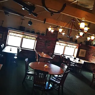 the interior of a restaurant