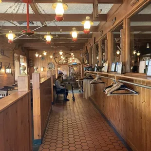 the interior of a restaurant