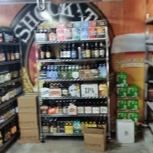Walk-in beer cooler
