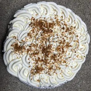 Coconut Cream Pie out of the box
