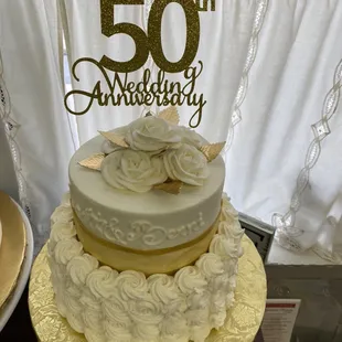 Two tiered cakes