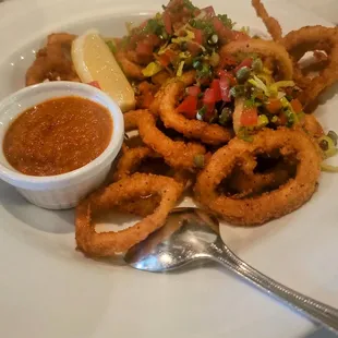 Calamari appetizer