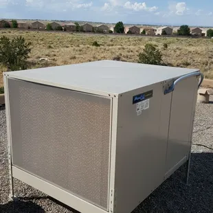 Pic 1:Installed new Mastercool Evap Cooler w/ 12" Pad