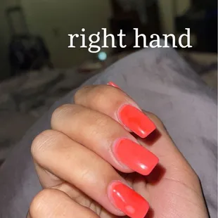 white spots, uneven surface