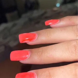 white spots, uneven surface