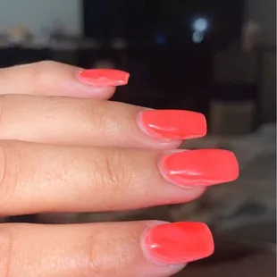 white edges, uneven surface