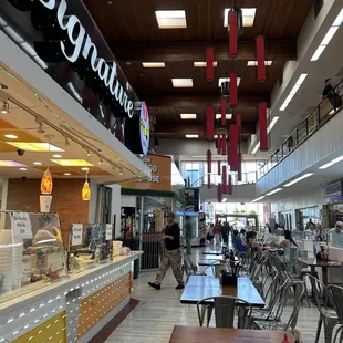 the interior of the restaurant
