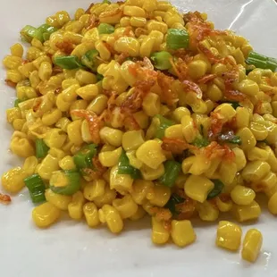 Stir fry corn- very good and done fresh