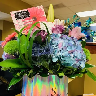 Vibrant bouquet of mixed flowers! So stunning!