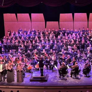 Taken at the conclusion of Beethoven&apos;s 9th Symphony performance.