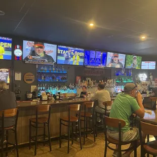 This is the full bar. As them for a 'Fire Maker', it's a drink I invented!