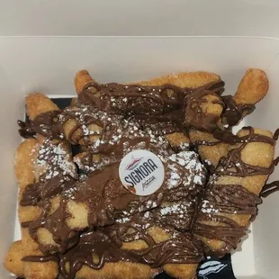 Donut fingers w/Nutella