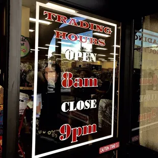 Trader Joe's Trading hours