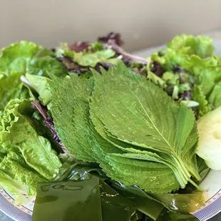 Plenty of veggies. Half portion is good enough.