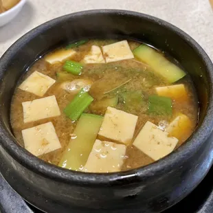 Doenjang guk soybean paste soup