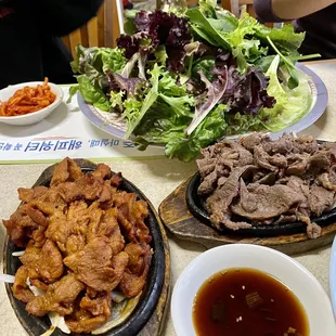 Ssambap (meal for 2 adults)