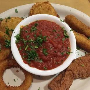 happy hour combo platter