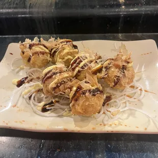 Takoyaki.