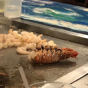 Lobster was very good. Cooked just right.