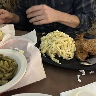 Baked chicken dinner