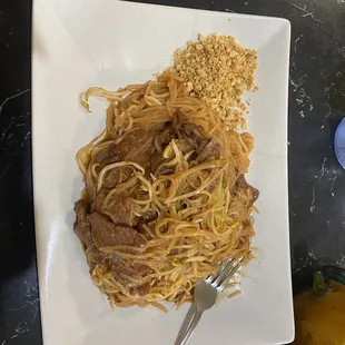 Pad Thai (It comes with egg, I just asked for none)