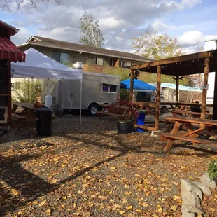 New location in downtown St Johns (silver truck)