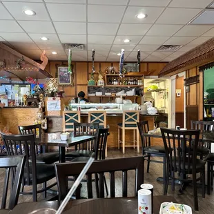 the interior of the restaurant