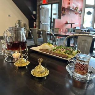 Kurdish kabob and tea