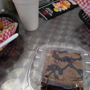 Chocolate crumb cake