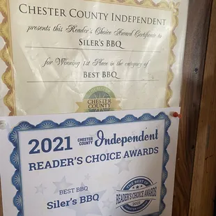 Voted Best BBQ