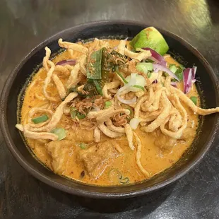 Thai Noodle Soup with Broth