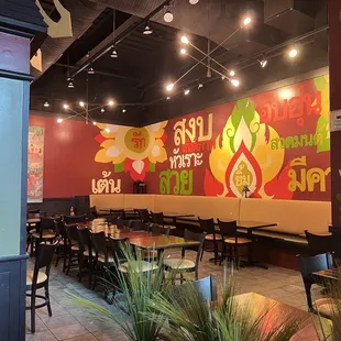 interior, sushi and sashimi