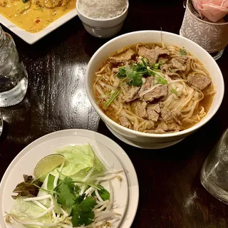 Thai Noodle Soup with Broth