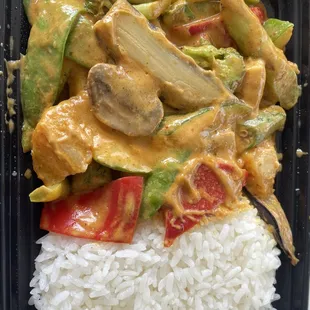 Malaysian curry with vegetables