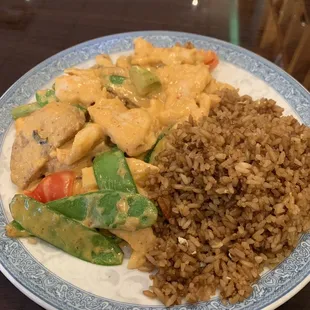 Lunch special Thai Red Curry