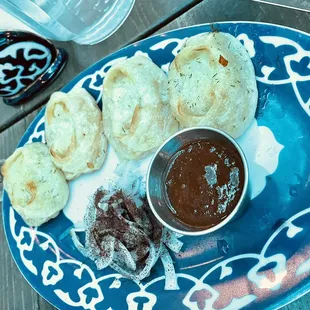 Crispy Manti (sweet potato)