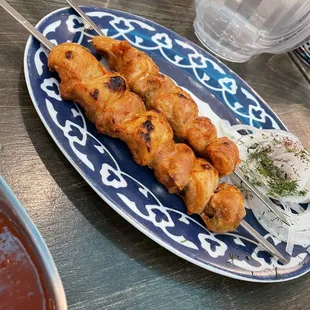 Chicken Kebab (meh!!!...tough and chewy)