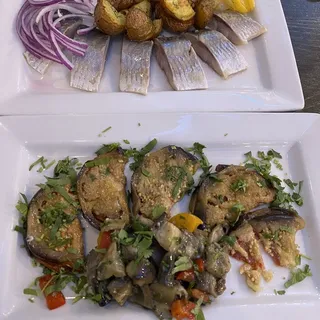 Pickled Herring With Garlic Roasted Potatoes